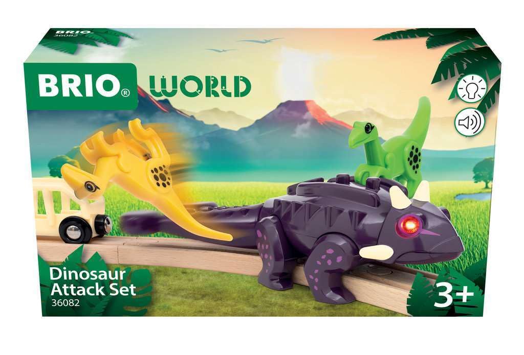 BRIO 36082 Spring-tail action enables interactive, action-packed play.