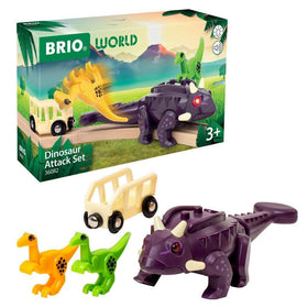 BRIO 36082 Velociraptor figures add dynamic play and storytelling potential.