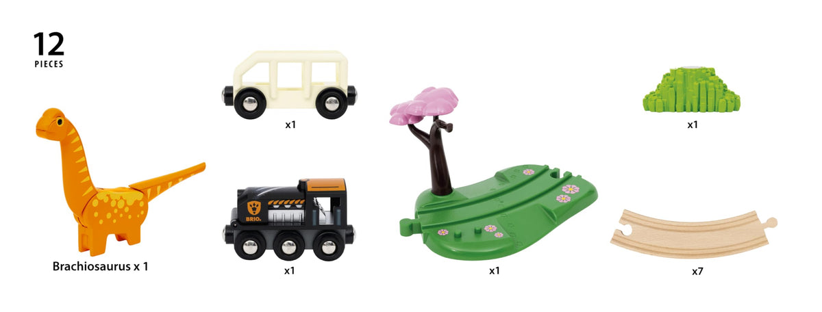 BRIO World 36098 brachiosaurus figure with movable head enhances pretend play