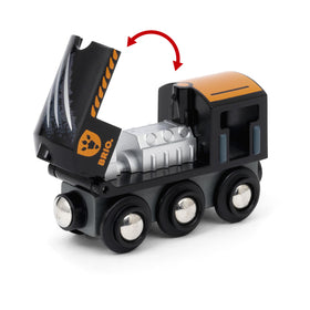 BRIO World 36098 wagon with cargo supports interactive stories