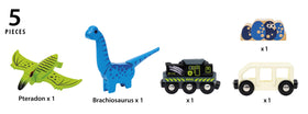 BRIO brachiosaurus figure adds interactive prehistoric storytelling with magnets