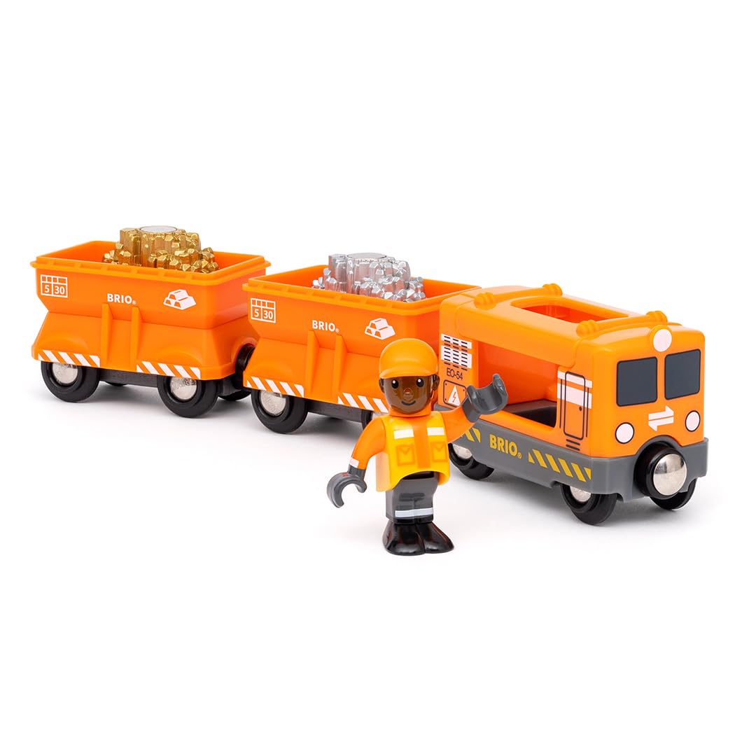 BRIO 36049 cargo wagon with treasure loads for creative adventures.