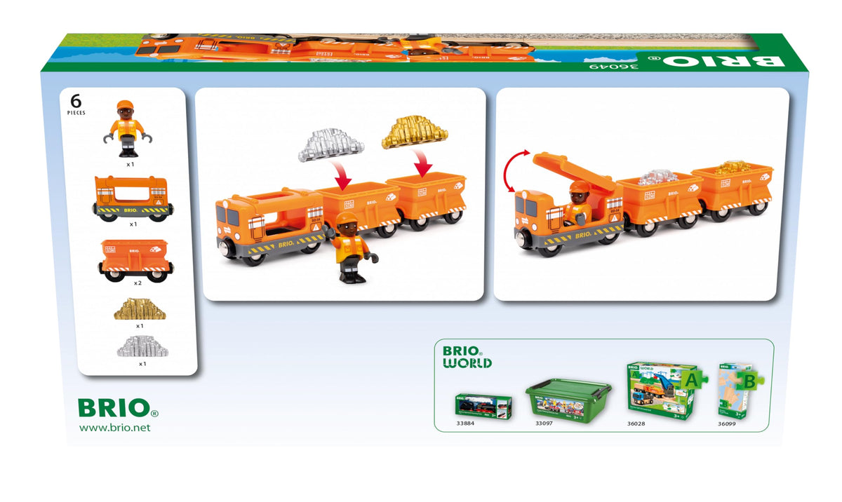 BRIO 36049 gold and silver loads for sparkling treasure themes.