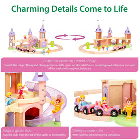 BRIO Disney Princess Castle Set Cinderella figurine supports gentle narratives and role-play.