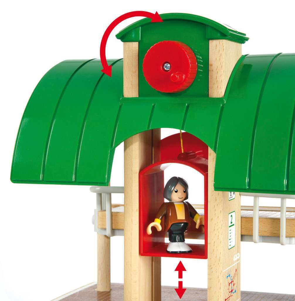 BRIO five play figures in travel set bring station life to playtime
