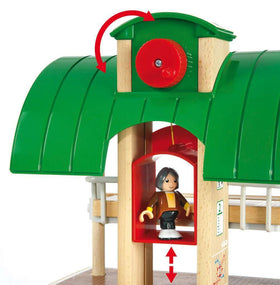 BRIO five play figures in travel set bring station life to playtime