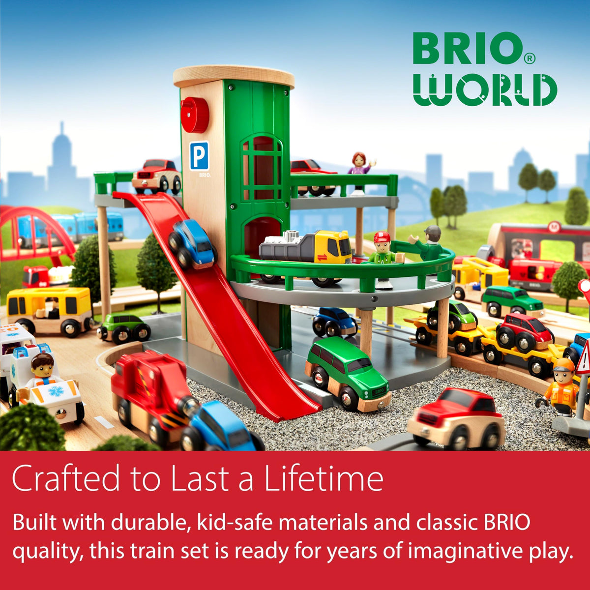 BRIO FSC-certified wood ensures safe, lasting toy for preschoolers