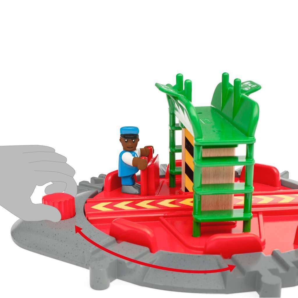 BRIO World wooden design provides durable tactile surfaces for little hands.