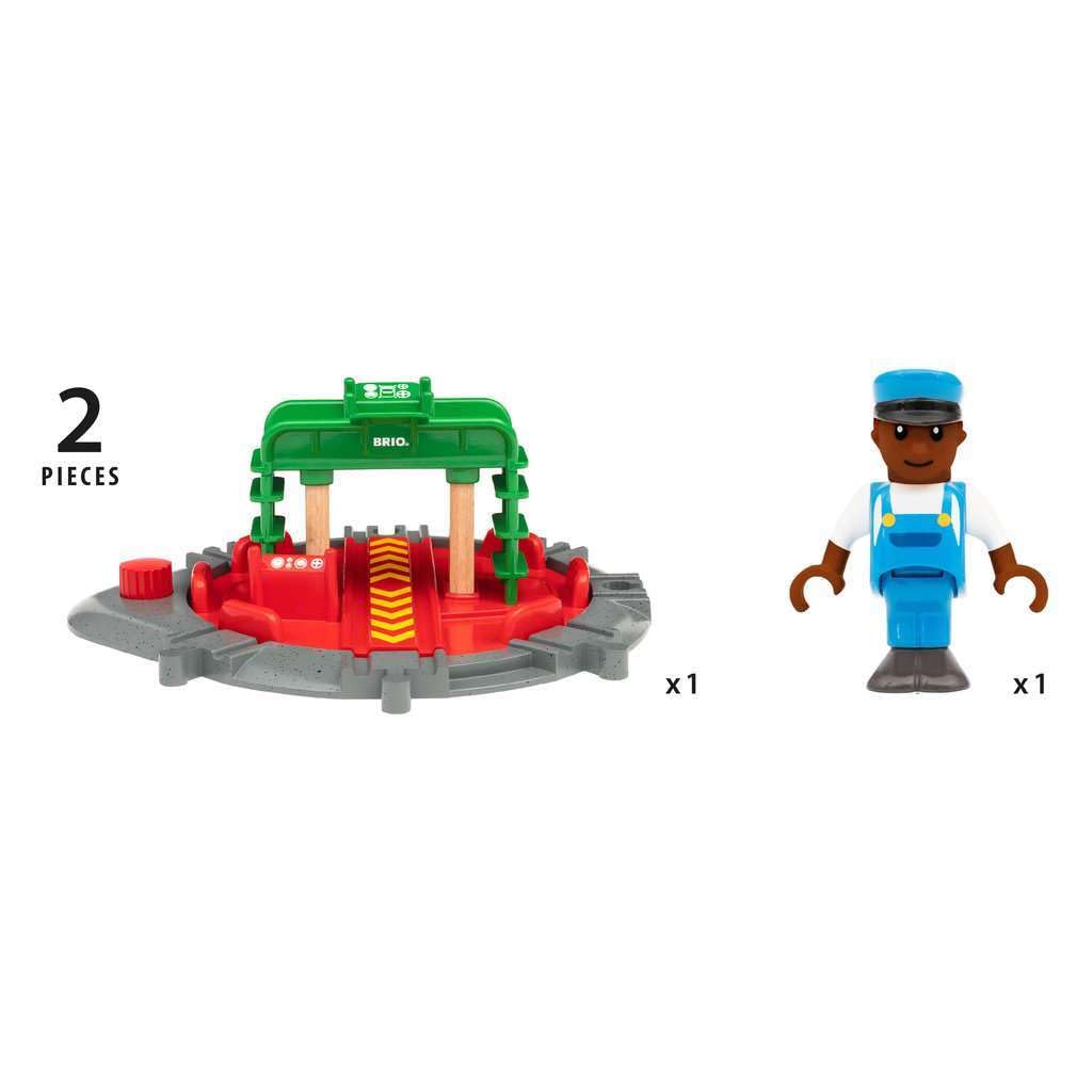 BRIO World ages 3 and up, inviting imaginative railway play for young builders.
