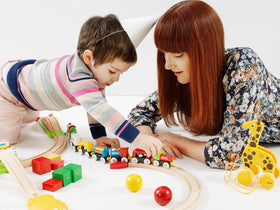 BRIO rainbow bridge adds colorful, engaging route for toddler storytelling