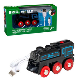 BRIO Rechargeable Engine 33599 compact train for easy handheld play