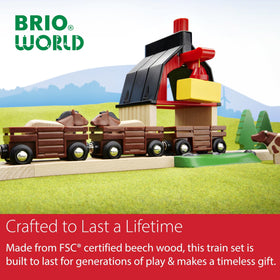 BRIO safety-tested badge highlighting high quality and reliability