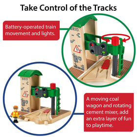 BRIO Signal Station yellow vest figurine enhances imaginative storytelling