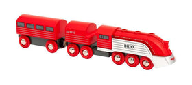 BRIO Streamline Train Set front engine detail for fast, engaging play