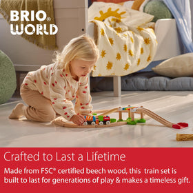 BRIO toddler-friendly setup supporting hands-on imaginative play