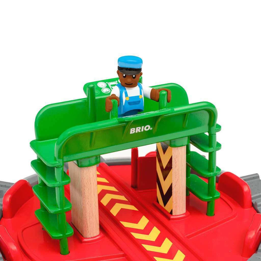 BRIO World FSC certified wood emphasizes sustainable materials for safe play.