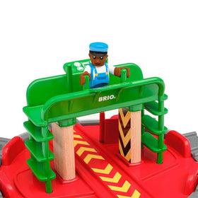 BRIO World FSC certified wood emphasizes sustainable materials for safe play.
