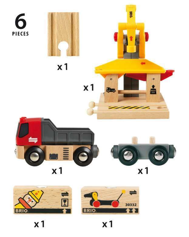 BRIO World six-piece set builds a scalable railway for growing adventures