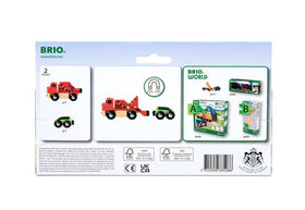 BRIO 33528 tow bed and winch in action for kid-led rescues