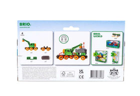 BRIO wagon with removable sides to fit various loads.