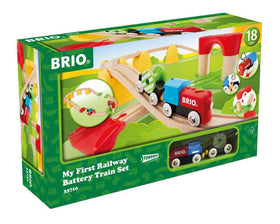 BRIO World 33710 FSC-certified logo confirms sustainable sourcing.