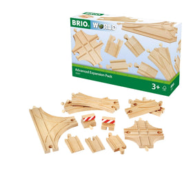 BRIO World advanced expansion 11-piece track set boosts imaginative railway play