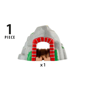 BRIO World Adventure Tunnel open-ended setup demonstrates storytelling opportunities