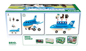 BRIO airplane suitcase accessory adds compact travel prop for stories.