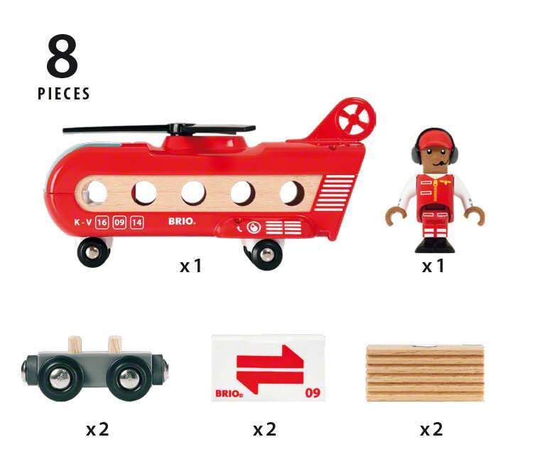 BRIO World compatibility allows growth with all BRIO wooden railway sets.