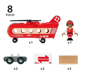 BRIO World compatibility allows growth with all BRIO wooden railway sets.