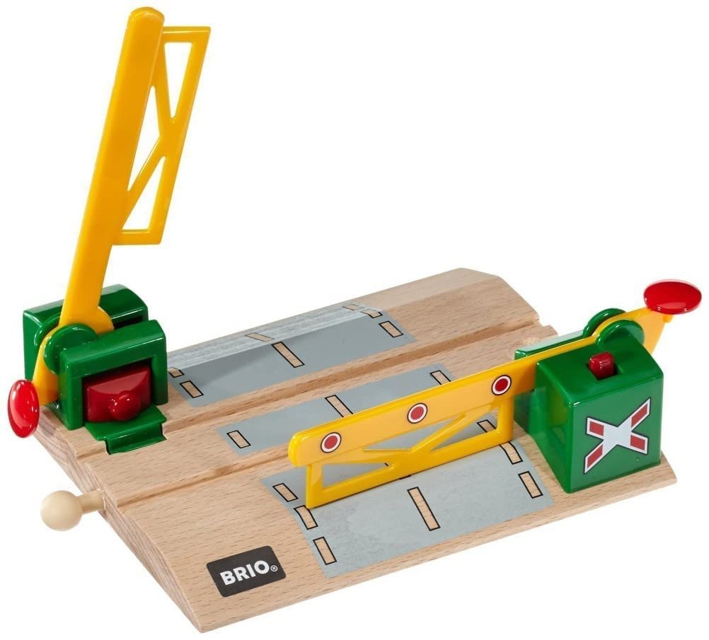 BRIO Magnetic Action Crossing compatibility with BRIO sets expands creative play.