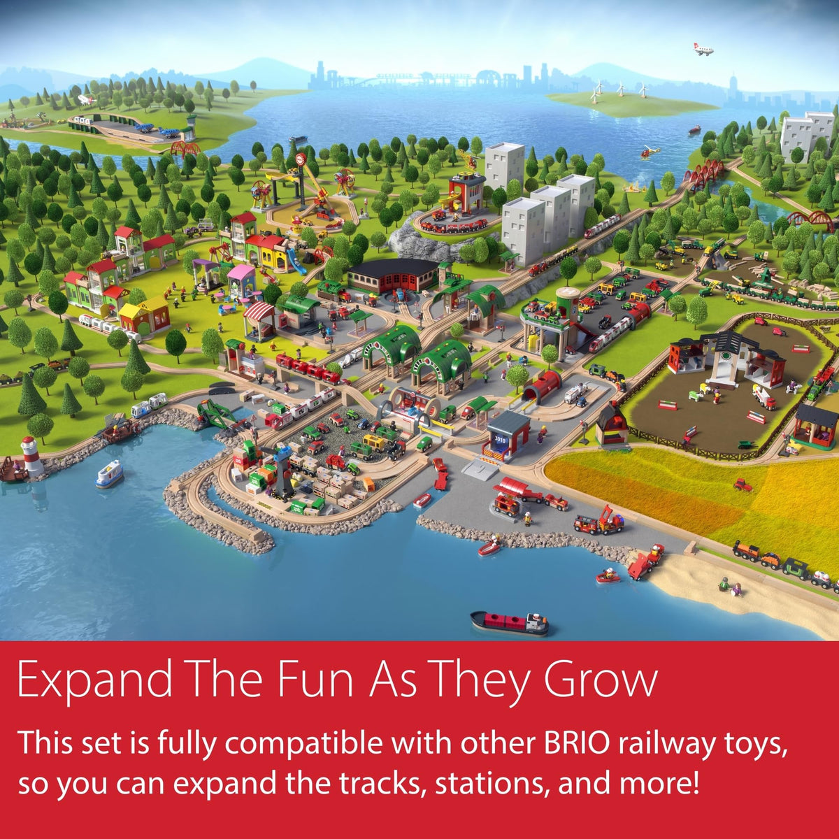 BRIO World cross-track piece creates intersecting routes for storytelling adventures