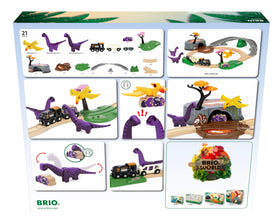 BRIO Dinosaurs with moving limbs bring action-packed prehistoric scenes to life.