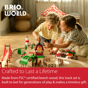 BRIO World Expansion Intermediate pieces enable growing railway empires and imaginative storytelling