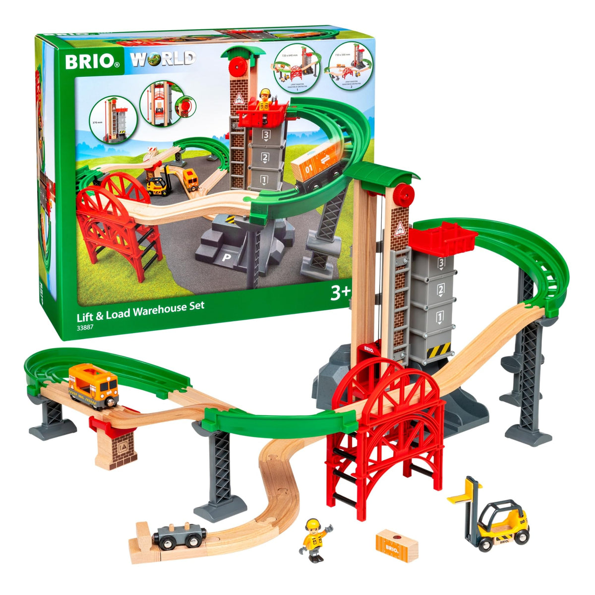 BRIO World Lift and Load four-level elevator sparks imaginative play and fine motor growth