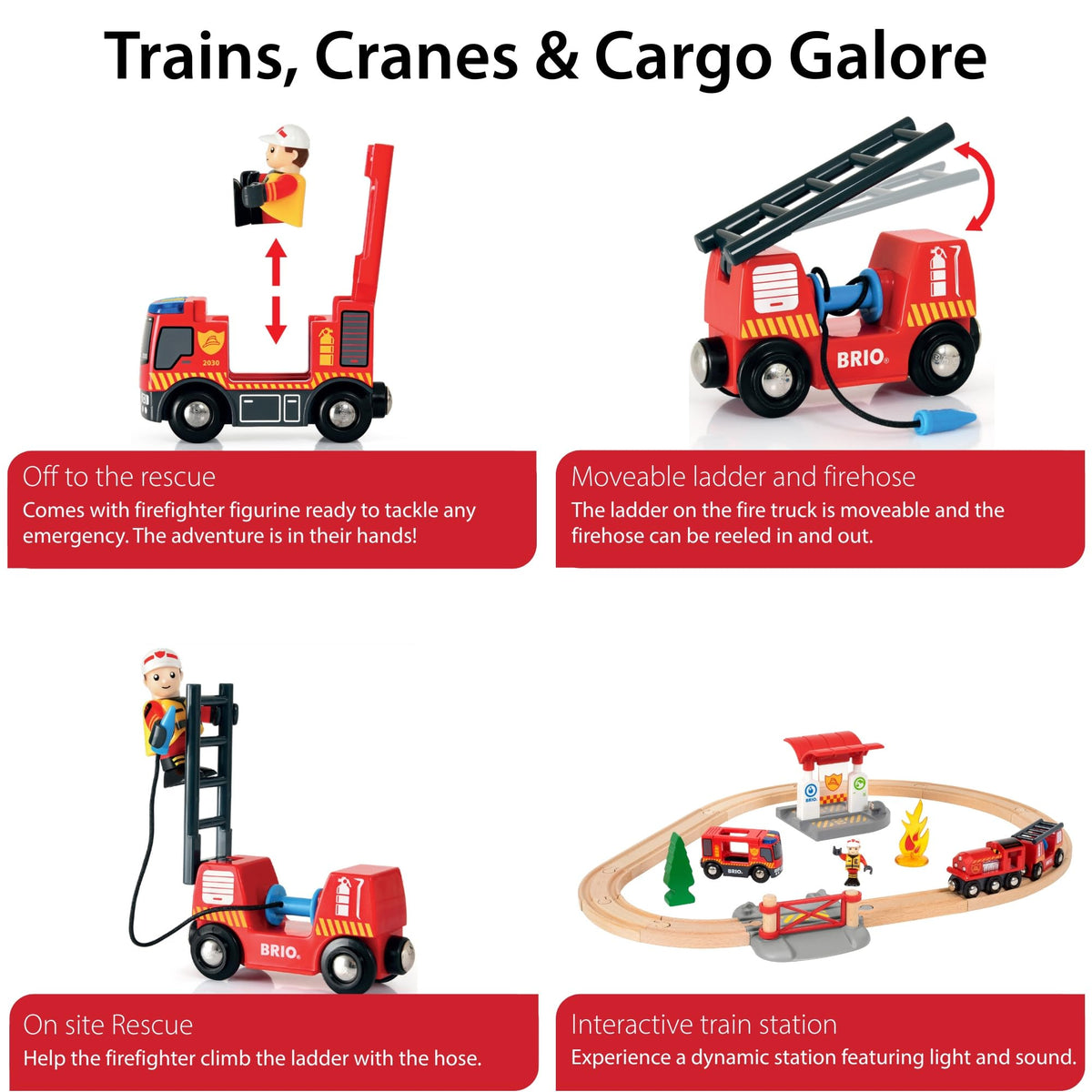 BRIO wooden tracks deliver durable build and smooth routing for kid-friendly setup.