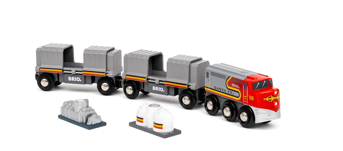BRIO Santa Fe cargo wagon 1 enhances freight-based pretend journeys