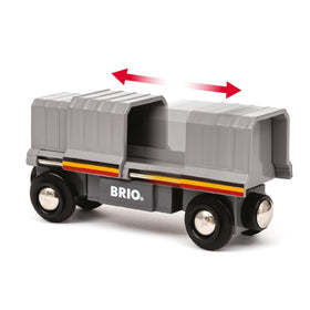 BRIO Santa Fe cargo wagon 2 supports diverse cargo scenarios