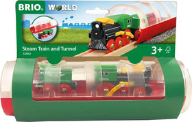 BRIO World steam engine with wagon displays timeless design for little train lovers