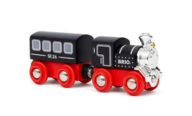 Classic steam-style engine compatible with BRIO World rails