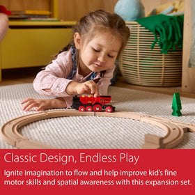 BRIO World wooden ramps add height and action to trains