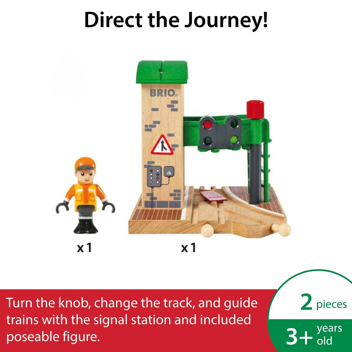 BRIO World wooden train tracks connect smoothly for expanding layouts