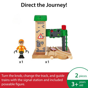 BRIO World wooden train tracks connect smoothly for expanding layouts