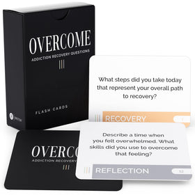Briston Overcome card spread: prompts that spark discussion during sessions.