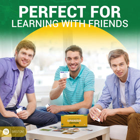 Briston Spanish flash cards suit kids and adults for learning.