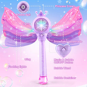 Britik Bubble Wands safe ABS plastic with smooth edges for kids