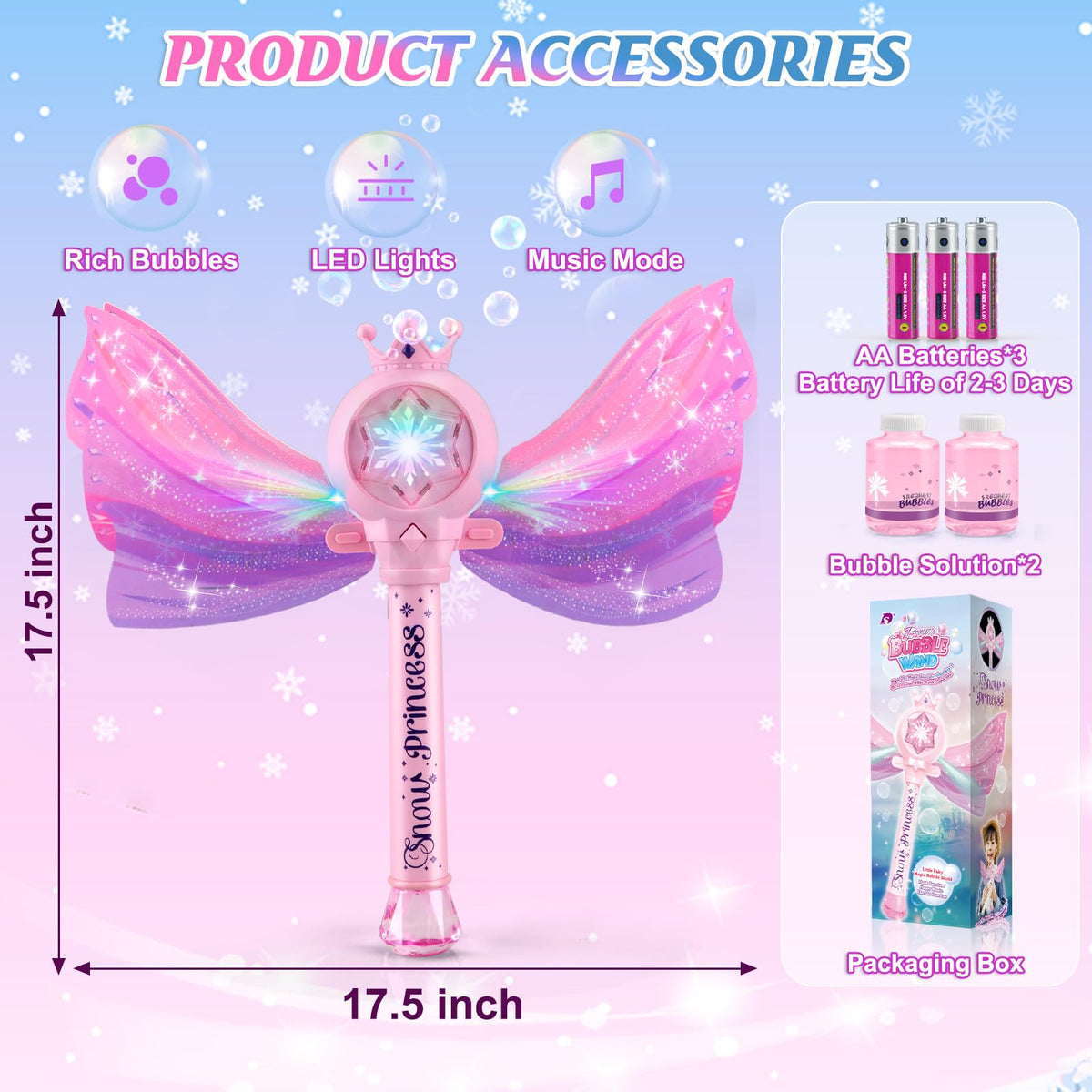 Britik Bubble Wands make a delightful gift for birthdays or holidays