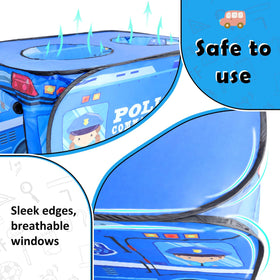 Britik Police Car Play Tent storage bag keeps it tidy