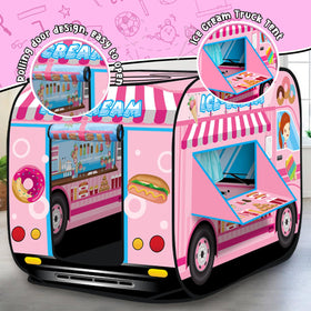 Britik Ice Cream Playhouse is ideal for indoor playrooms or outdoor picnics.