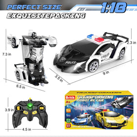Britik Transform RC car 1:18 scale police styling